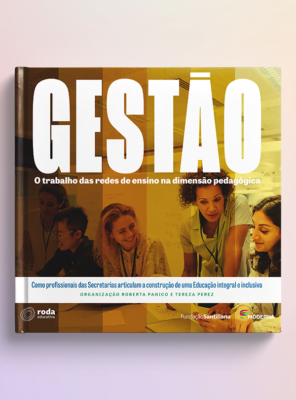 Capa do livro "Gestão - O trabalho das redes de ensino na dimensão pedagógica".