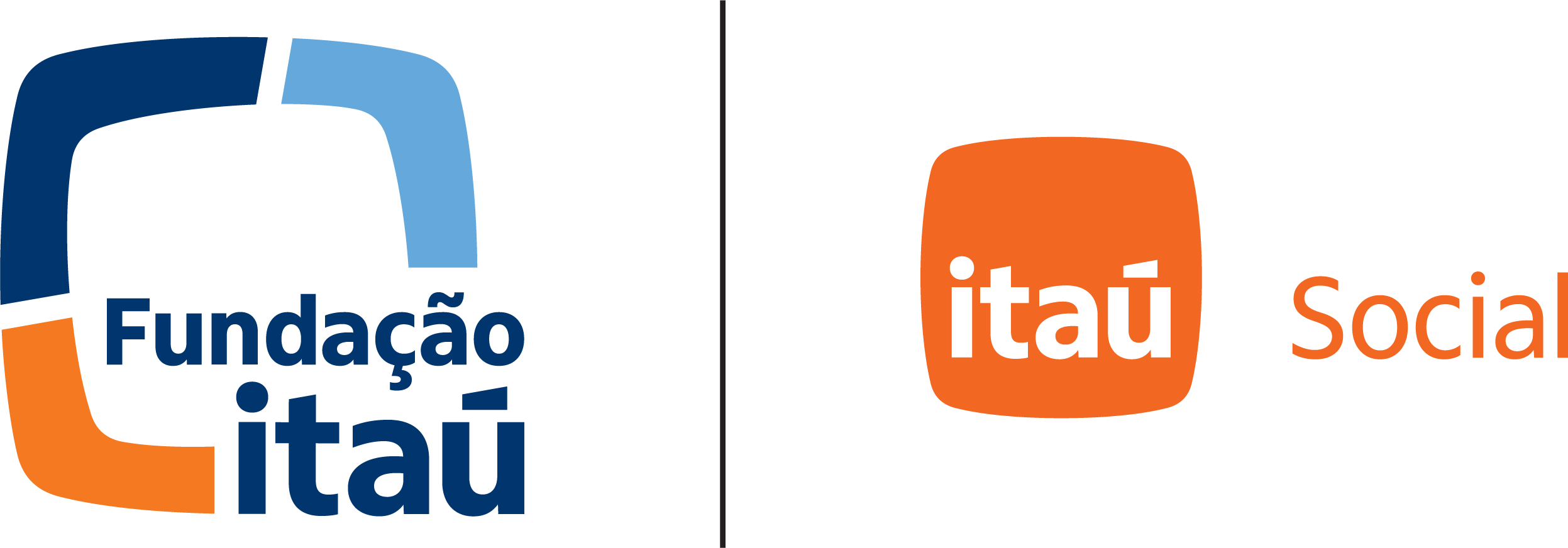 Logo da Fundação Itaú e do Itaú Social